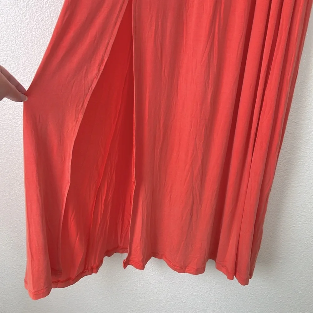 POL coral summer maxi dress, size large - Picture 4 of 7